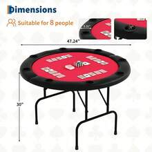 Game Tables - Siyah kenar + kırmızı - Görünüm 2