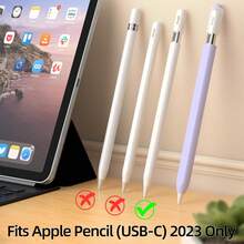 Funda protectora de silicona antideslizante para el modelo de Apple Pencil con USB-C, compatible con acoplamiento magnético - Multicolor - Ver 3