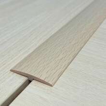 1pc Molding Floor Transition Strip For Tile To Laminate/Vinyl And Carpet, PVC Flat Divider Strip For Joining Flooring Gaps, Self Adhesive Vinyl Floor Edge Strip Wood Grain Finish - Cuttable - C - View 11