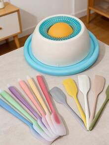 宠物舔食垫、狗狗用品、幼犬用品、狗狗配件、狗碗、狗狗用品、狗碗、狗碗套装、幼犬必备品、酸奶舔食盘、猫狗慢食喂食器 - 200ml - 查看 4