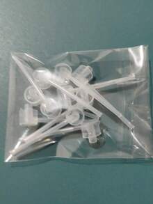 [2/5/10/20个装] 专业香水补充泵头，优雅化妆品分装工具，适用于旅行装香水瓶，防漏液体喷雾器，女士便携式美容配件，清洁必备，小型漏斗替代品，礼品之选 - 無色 - 查看 18