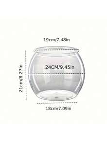 1-Piece Living Room Desktop Fish Tank, New Style Imitation Glass One-Piece Molded Fish Tank, Turtle Tank, Desktop Goldfish Tank, And Harmless, Shatterproof And Unbreakable Fish Tank - View 13