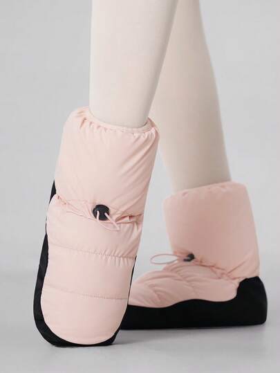 Daydance Women's Winter Warm Ballet Shoes, Women's Dance Shoes, Warm Ballet Boots, Practice