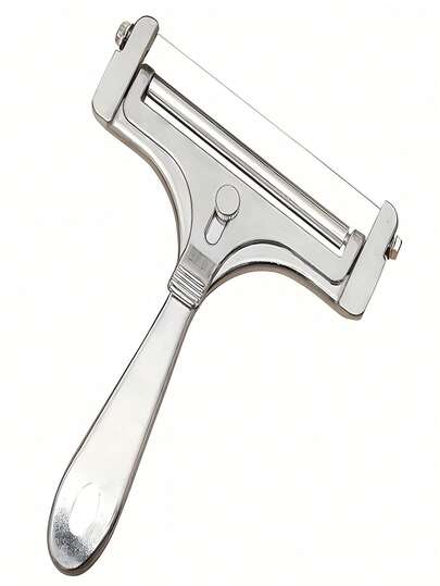 Dụng cụ cắt phô mai bằng thép không gỉ có thể điều chỉnh độ dày, phù hợp với phô mai mềm, bán cứng và cứng, dụng cụ nhà bếp thiết yếu giúp cắt lát hoàn hảo mọi lúc.