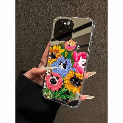 Floral Flower Cat M…