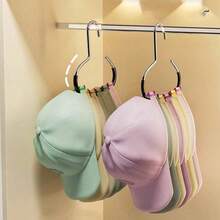Two Random Color Hat Storage Racks, Dormitory Wardrobe Hanging Hat Racks, Multi-Functional Hat Display Racks. - Nhiều màu - Xem 1