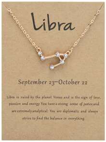 Constellation Symbol Pendant Necklace - Yellow Gold - View 8