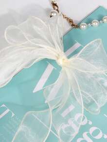 1双/2条120厘米长雪纺丝绸波浪网眼鞋带，适用于运动鞋、帆布鞋和礼品包装 - 彩色 - 查看 4