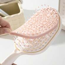 Women's Fluffy High Crown Hairstyle Comb, Detachable Self-Cleaning Hollow Comb, Home Scalp Massage Hair Brush - Multicolor - View 7
