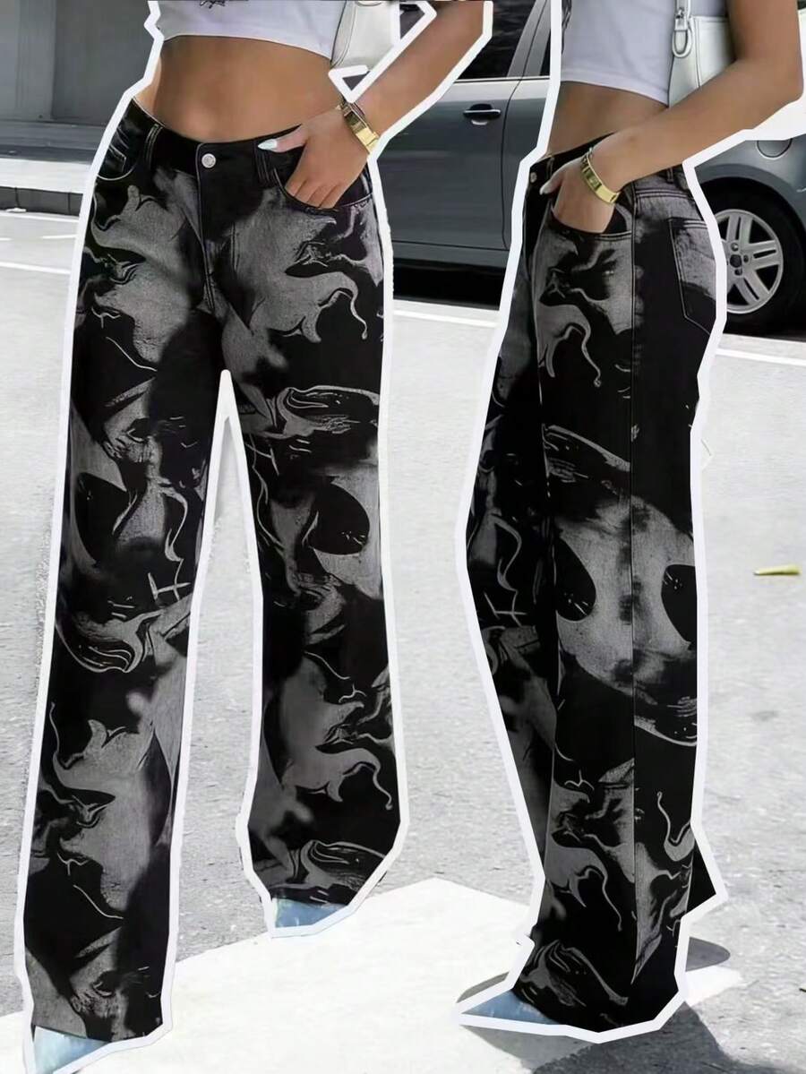 Nuevos jeans de mezclilla negros para mujer, adecuados para uso casual y versátil, aptos para fiesta, salida diaria, trayecto al trabajo y vacaciones de primavera