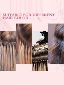 接发套装：包含1把钳子、500个带衬里的微型环、1根针、1个穿线器、1个钩针、1把梳子和5个造型夹。 - 彩色 - 查看 7