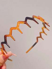 1/2pcs Triangular Hair Hoop With Teeth, Versatile Headband For Washing Face, U-Shaped Design Is Lightweight And Non-Ear Pinching, Multiple Styles And Colors Available To Meet Different Hair Accessory Needs - Multicolor - View 11