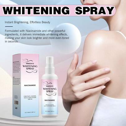 Whitening Spray Brightening Body Lotion, Sweat & UV Protection, Long Lasting Hydration 100ml