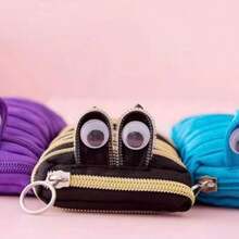 1 hộp đựng bút có khóa kéo ngộ nghĩnh, túi đựng văn phòng phẩm một khóa kéo dễ thương và độc đáo, dung tích lớn. - Hộp đựng bút có khóa kéo ngang - Xem 4