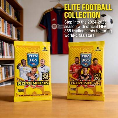  2026 FIFA 365 Adrenalyn XL Limited Edition Cards | Collector's Item, Card Game, Limited Edition Player Cards, Official Football Merchandise, Football Fan Collectible Gift
