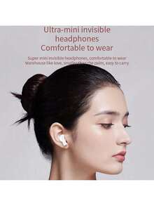 New Wireless In-Ear Headphones, Perfect For Couples, With A Couples-Style Design, Type-C Charging Interface, Charging Case, And Beautiful Music Entertainment. - Pink - View 4