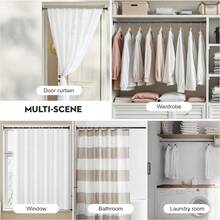 Shower Curtain Rod, Adjustable For Use In The Bathroom, - Black - 查看 2