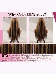 200% 超高密度顺滑直发假发 - 13x6/13x4 高清蕾丝前额真人发混纺，预先拔毛，无需胶水，带有婴儿发和自然发际线，超浓密丝滑造型，专为女性设计，无需胶水，即戴即用 - SP4/27 - 查看 11