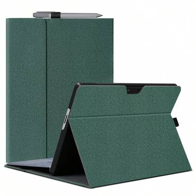 适用于 Surface Pro 11/10/9（13 英寸）的保护壳，轻巧便携，多角度调节，带触控笔收纳槽，专为 Surface 第 11 代 AI（2024 年款）/Pro 9 5G（13 英寸，2022 年款）设计，兼容键盘保护套
