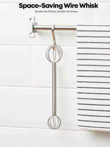 Bộ 1/2 thìa trộn hai đầu bằng thép không gỉ tối giản, đa năng, dùng để đánh trứng, tạo bọt sữa, đánh bột, làm nước sốt, trộn miso trong nhà bếp, nhà hàng, dã ngoại, làm bánh, là dụng cụ nấu ăn sáng tạo trong gia đình, thích hợp cho dịp năm mới, Lễ tình nhân, Ngày của Mẹ, Lễ tốt nghiệp, mùa tựu trường. - Nhiều màu - Xem 10