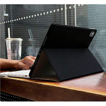 TenYide 书本式平板电脑保护套，键盘皮套，超薄蓝牙键盘+平板电脑保护套带支架，防摔/防震/防尘/防指纹，兼容三星Galaxy，真正的磁吸式睡眠/唤醒功能，磁吸式蓝牙键盘连接，多色平板电脑保护套（不含触控笔）