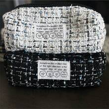 Tweed Hair Accessories & Cosmetic Bag Set, Versatile Elegant Headpiece Gift Box - Multicolor - View 4