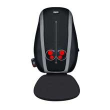 Homedics  - Cojín de masaje con calor relajante masaje de amasamiento profundo apunta a puntos de presión en toda la espalda calor calmante relaja los músculos sobretrabajados libera la tensión reduce el dolor de espalda - Marrn - Ver 1