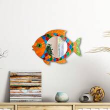 OUTANA 4pcs Wooden Animal Frame Acrylic Decorative Mirror, Easy Installation & Cleaning, Suitable For Living Room, Bedroom, Clothing Store, Hotel, Rental House - 008 - View 6