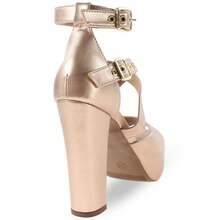 MODARPE Women Heeled Sandals - Rose Gold - View 5