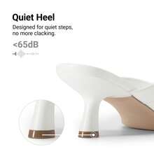 Women Kitten Heel Thong Heeled Sandals Comfortable Open Toe Slip On Summer Sandals - trắng - Xem 7