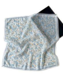 1件装女士小围巾/手帕/头巾，欧美风格百搭腰果花印花亚麻围巾/领巾/头巾，夏季沙滩连衣裙 - 彩色 - 查看 10