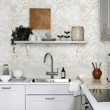 1 Cuộn Giấy Dán Tường Hoa Văn Tối Giản Thời Trang, Giấy Dán Tường Họa Tiết Hoa Hiện Đại, Phim Trang Trí Nội Thất Tinh Tế, Thích Hợp Để Trang Trí Phòng, Tủ và Nhiều Không Gian Khác Nhau. - Cổ điển - Xem 5