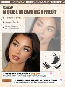 205 Pcs Lash Extensions Kit Include Bottom Lashes Spikes Lashes Individuals 3D Volume Eyelash Clusters D-Curly Clusters Lash Large Capacity Eyelashes Book 5-18 MM DIY Eyelash Extensions Lash Clusters Individual Lash Clusters Segmented False Eyelashes - C - View 7