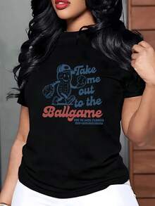 Women T-Shirts - 黑色 - 查看 1