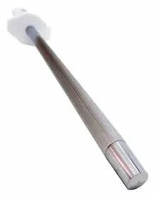 Chaira Profissional 10" para Afiar Facas – Aço Inox com Cabo Ergonômico - Prata - Visão 4