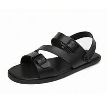 Men's Summer New Soft Bottom Non-Slip Casual Beach Sandals, Lightweight Soft Bottom Beach Slippers - Black - View 5