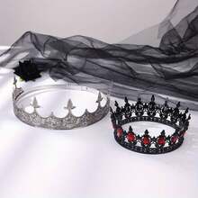 2 piezas Conjunto de de Rey y Reina, unisex, adecuado para bodas, graduaciones, cumpleaños, fiestas de Halloween y otras ocasiones - Multicolor - Ver 8