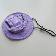 1pc Pet Dog/Cat Breathable Sun Hat, Summer Sunscreen Hat With Ear Holes, Cute & Fashionable Accessory - Multicolor - View 17