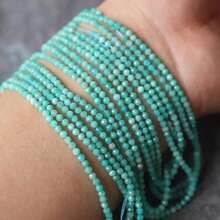 2/3/4mm Natural Stone Amethyst Tiger Eye Lapis Lazuli Beads Inlaid With Bright Pearl Jewelry Making DIY Necklace Bracelet Jewelry - Multicolor - View 5