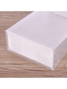 1/5个装透明磨砂礼品袋，礼品包装手提袋，糖果袋，可重复使用的半透明包装礼品袋，适用于节日派对/生日/婚礼/毕业典礼/返校礼物 - 透明磨砂 - 查看 5