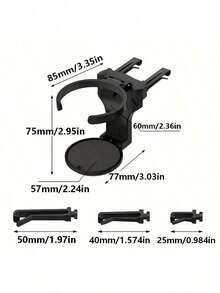 Giá đỡ cốc ô tô có thể gập lại, vừa khít với cửa gió điều hòa, chắc chắn không rung lắc, giá đỡ cốc ô tô đa năng, thao tác bằng một tay, giữ đồ uống an toàn. - Giá để cốc trên ô tô - Xem 8