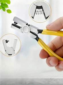 1件多功能打孔鉗，適用於手錶、皮帶、鞋帶和涼鞋 - 耐用碳鋼手工具，手錶、皮帶、鞋帶打孔器，多功能手動打孔工具，適合男士禮物、情人節、婚禮和生日 - 錶帶打孔器 - 查看 5