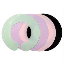 1pc Silicone Neck Strap With Reusable Black Haircut Cape, Anti-Hair Shedding Design - Multicolor - View 8