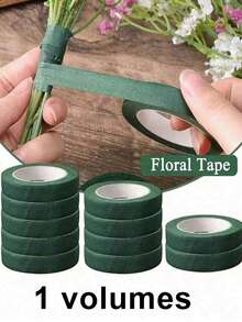 5 Rolls Green Floral Tape, DIY Wedding Bouquet Stem Wrapping Material, Suitable For Valentine's Day, Mother's Day, Father's Day, Bouquet Packaging And Floral Decor, Adhesive Floral Tape, Wedding Supplies, Dedicated Floral Tape, Bouquet Stem Packaging, Birthday And Graduation Gifts, Also Suitable For Office Or Desktop Decor, Creative Gifts For Special Persons, Daily Use - Multicolor - View 10