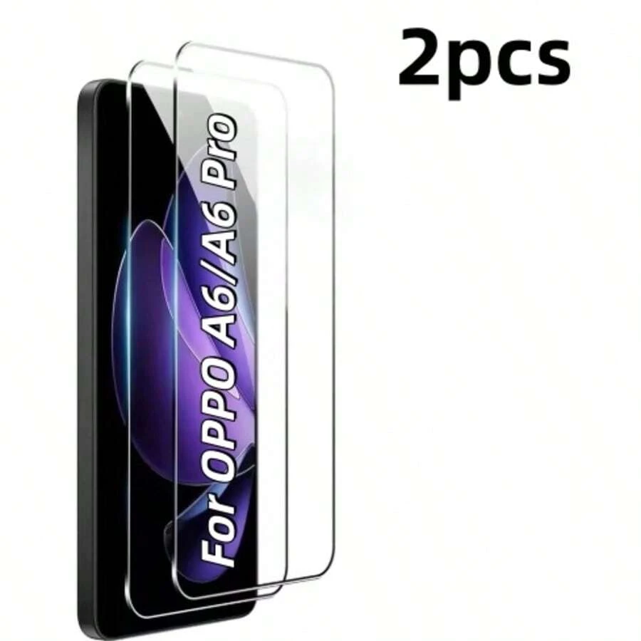 2pcs Tempered Glass Screen Protector For Reno 13/13F/14F/15/15F/15 Pro/15Pro Max/A6/A6 Pro/Find X8/X8 Pro, High Definition, Full Screen Coverage, Anti-Fingerprint, Anti-Drop, Anti-Scratch, Bubble-Free, Great Gift For Family And Friends, Mobile Phone Screen Protector, Easy Installation, Elegant Design