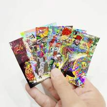100pcs Resealable Storage Plastic Packaging Bag,Little Mini 1g Mylar Bag,Smell-Proof Pouch For Exotic Baggies Sour Candy And Gummy Snacks,2.36x3.15 Inch 3D Laser Holographic Rainbow Waterproof Zip Lock Bag With Window - 彩色 - 查看 8