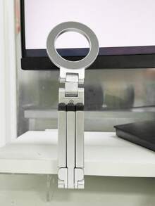 Soporte de teléfono de aleación portátil, soporte magnético de teléfono compatible con MagSafe, de aleación de aluminio, rotación de 360°, plegable, adecuado para viajes, automóvil y escritorio, regalo del Día de la Madre - Multicolor - Ver 10