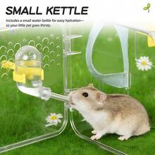 Hamster Travel Cage Bird Carrier Breathable Easy To Clean Square Small Pet Travel Cage Rat Carrier For Hamster Rat Sugar Glider Hedgehog - View 8