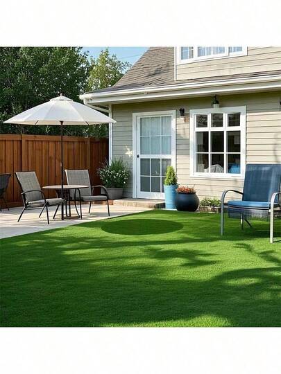 Artificial Grass Turf, Easy Maintenance, High-Quality Synthetic Grass Mat, Suitable For Indoor/Outdoor Garden, Playground Decor, Pet-Friendly, Balcony And Yard Fake Grass