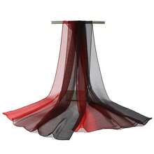 1pc Women's Fashion Ombre Color Gradient Scarf/Shawl, Suitable For Daily Wear,Beach,Holiday - Multicolor - View 16
